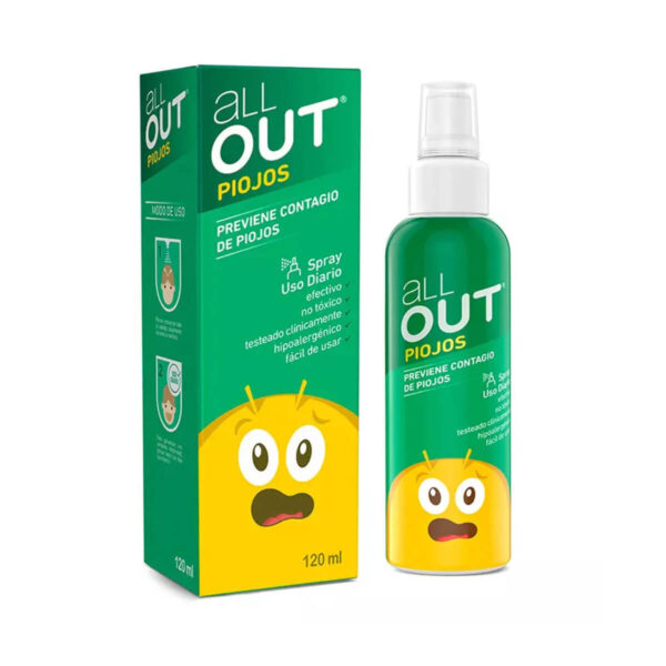 All Out Spray Preventivo Contra Piojos 120 Ml