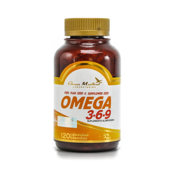 Omega 3-6-9 120 Capsulas 1000Mg Green Medical