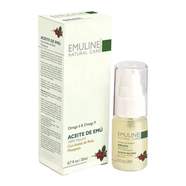 Emuline Aceite Emu 100% Natural Con Rosa Mosqueta 20ml