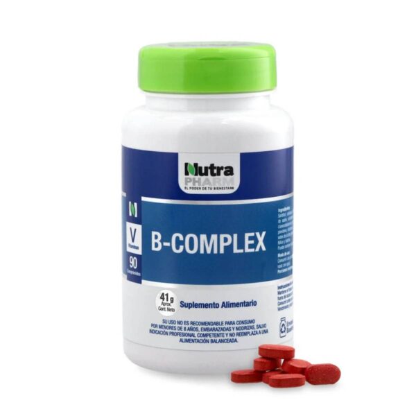B complex nutra pharm 90 comprimidos