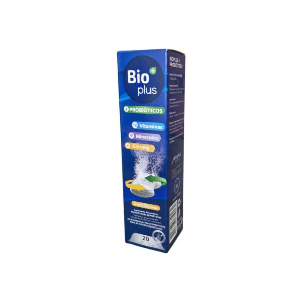 Bioplus Probióticos Multivitamínico Tabletas Efervescentes