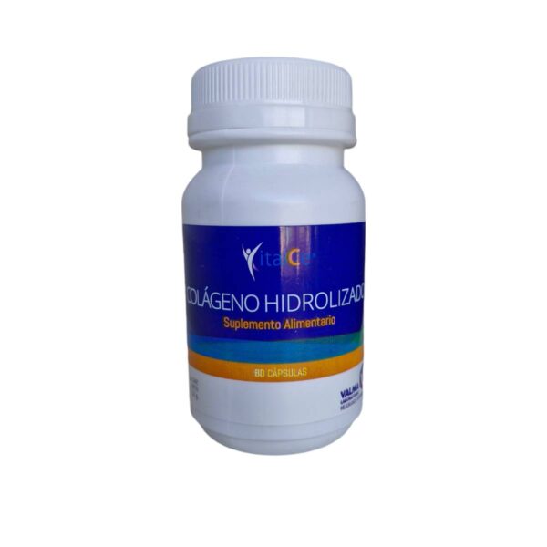 Colágeno Hidrolizado Vitalce 100% Puro 250 Mg 60 Capsulas
