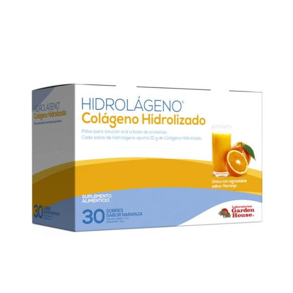 Colágeno Hidrolizado X 30 Sobres Sabor Naranja