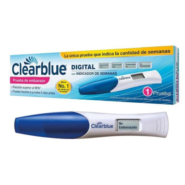 Test de Embarazo Digital con Indicador de Semanas Clearblue