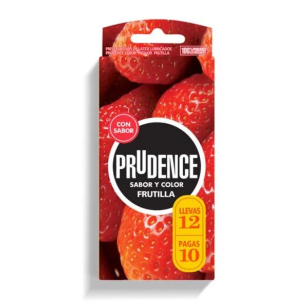Preservativos Prudence Frutilla 12und