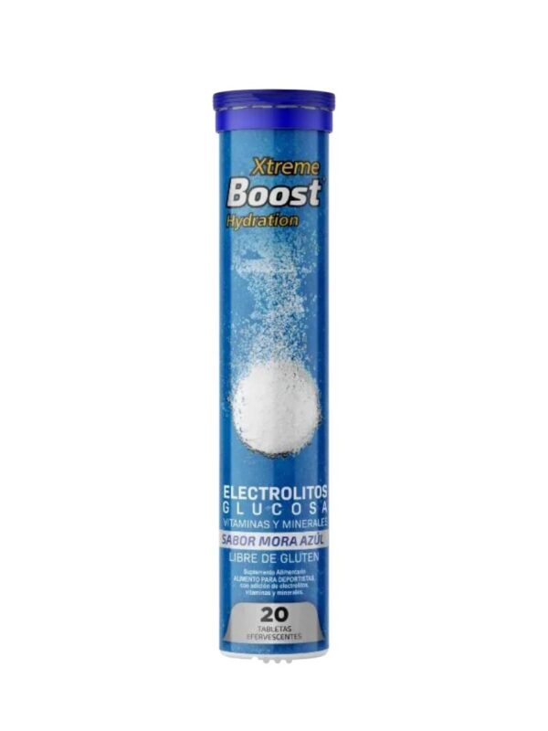German Energy Xtreme Boost Hydration Electrolitos 20 Tabletas Efervescentes