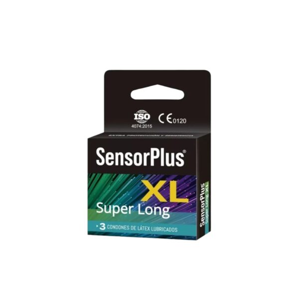 Sensor Plus Preservativo XL Tamaño Extra Largo 3 Und