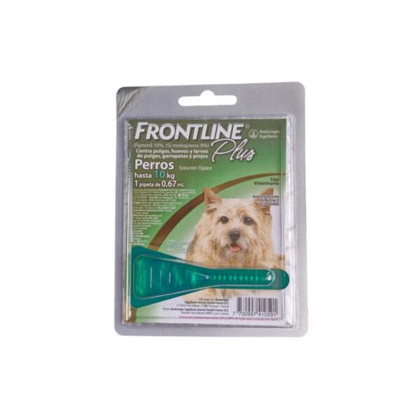 Pipeta Frontline Plus Perro Hasta 10kg
