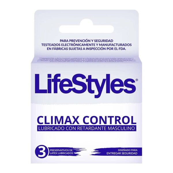 Lifestyles Climax Control X3 Condones