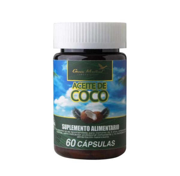 Aceite de Coco 60 capsulas Green Medical