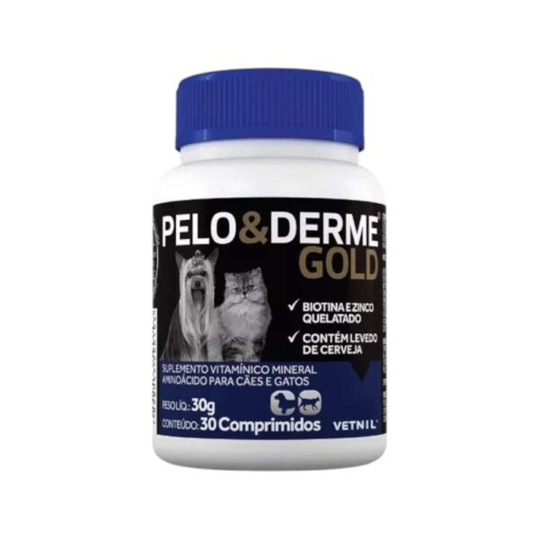 Pelo & Derme Gold - 30 comprimidos