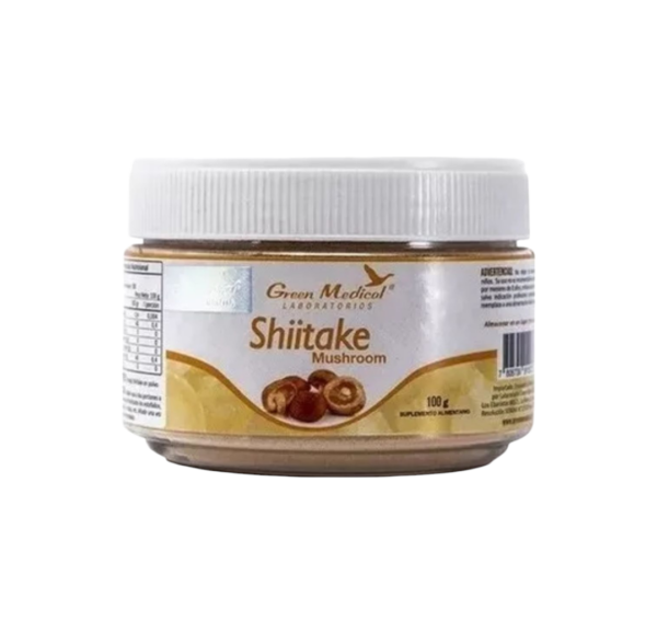 Shiitake Mushroom En Polvo 100gr Green Medical